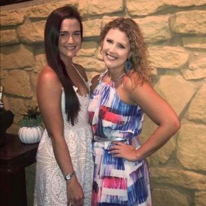 Lace White Bridal Shower Dress